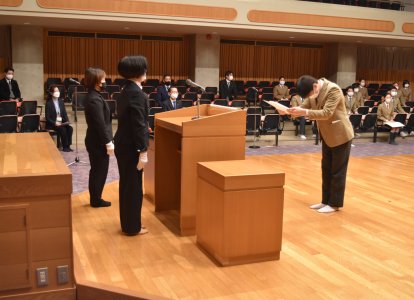 校内表彰式
