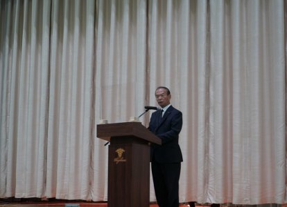 沖　隆邦 理事長・校長先生講話