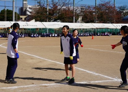 各団代表者8名によるリレー