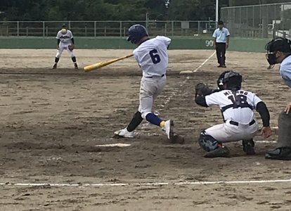 主将の濵地牽斗君（#１・２年アイビーコース）