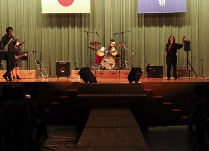 吹奏楽部のステージ発表