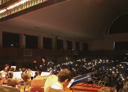 吹奏楽部のステージ発表