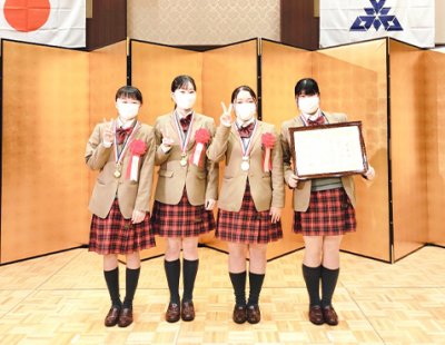 中学女子ゴルフ部　令和3年度福岡市市民スポーツ賞受賞！
